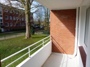 Blick aus dem Balkon