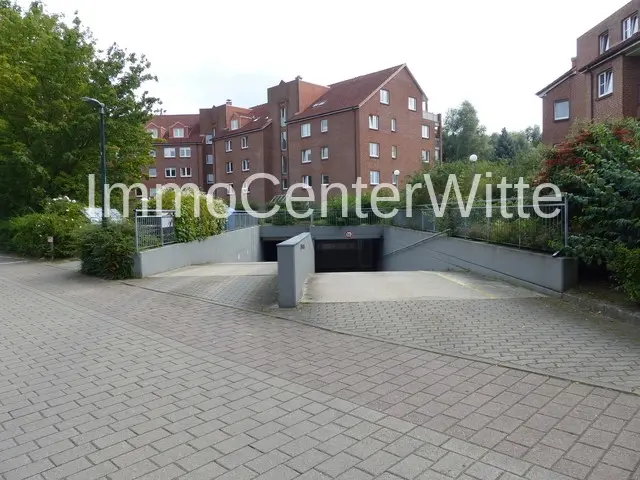 Die Tiefgaragenzufahrt