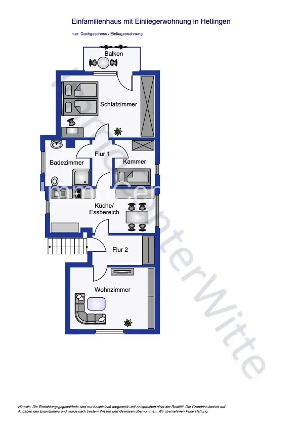 Grundriss Dachgeschoss