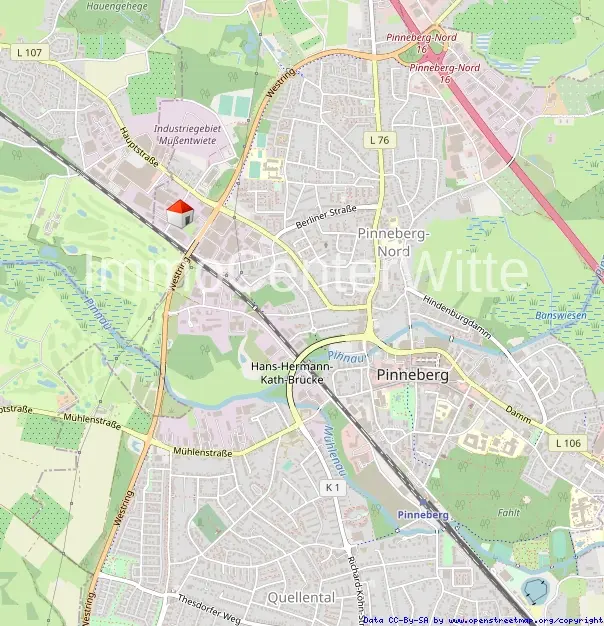 Lage in Pinneberg
