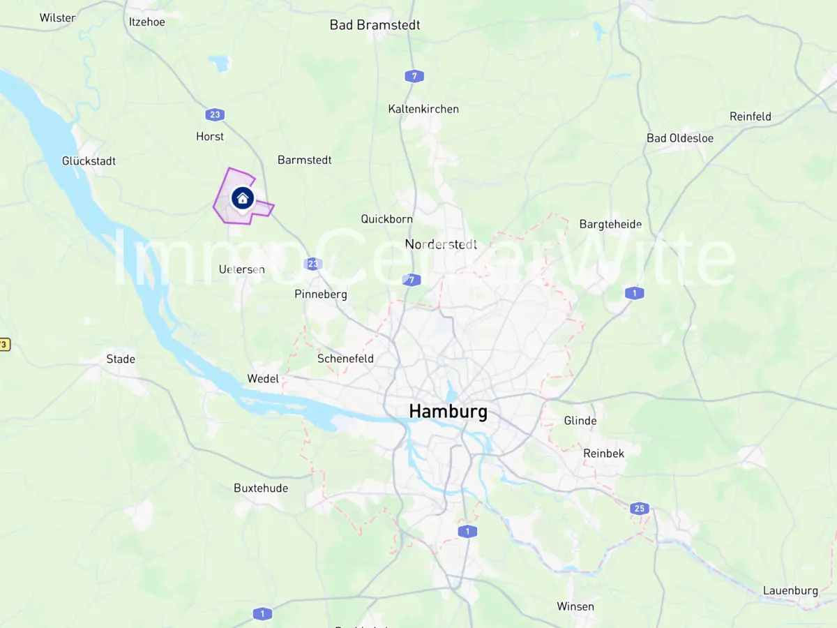 Lageim Umland von HH