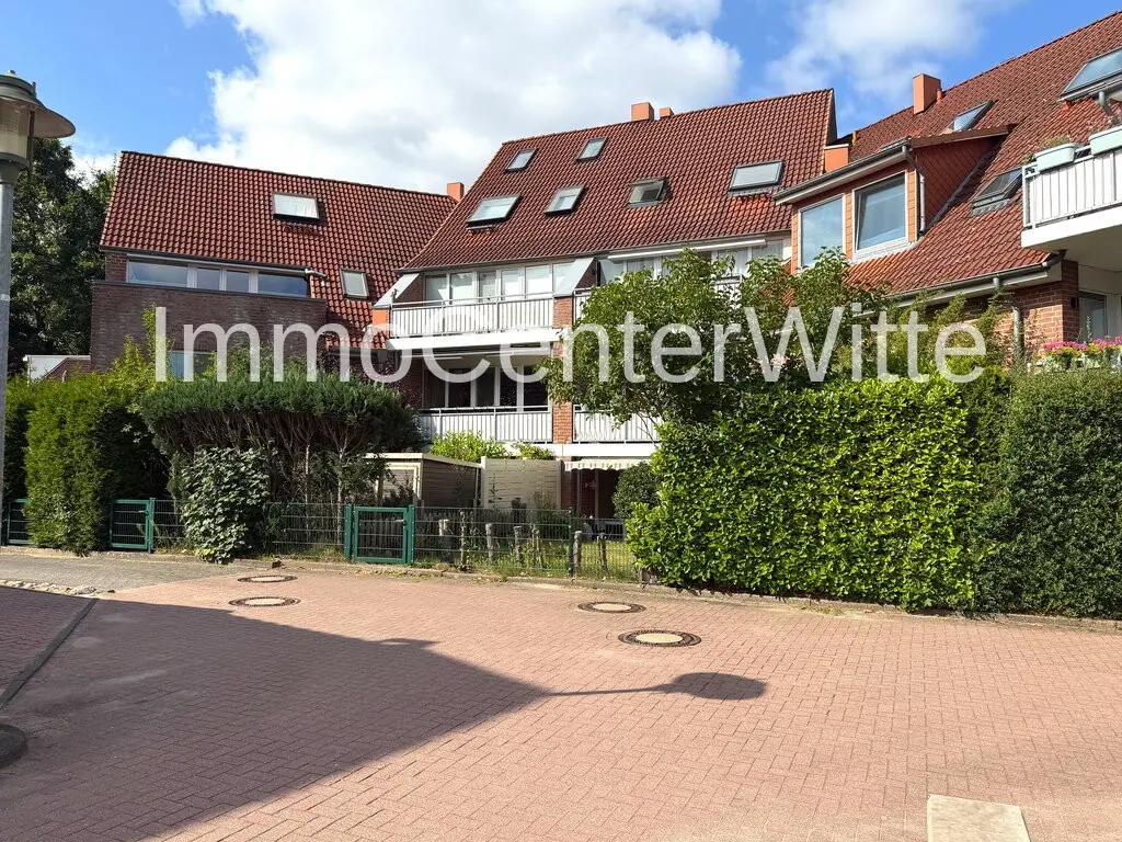 Blick zur Wohnanlage