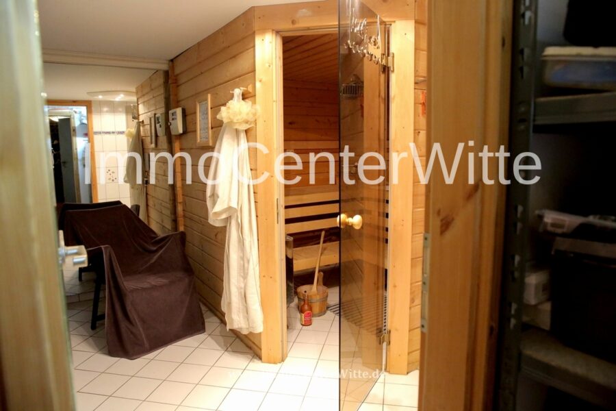 Voll funktionsfähige Sauna