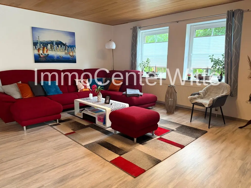 Platz für eine große  Sofaecke
