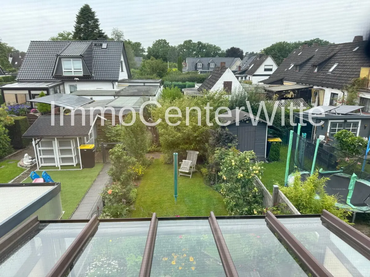 Ausblick aus dem Schlafzimmer